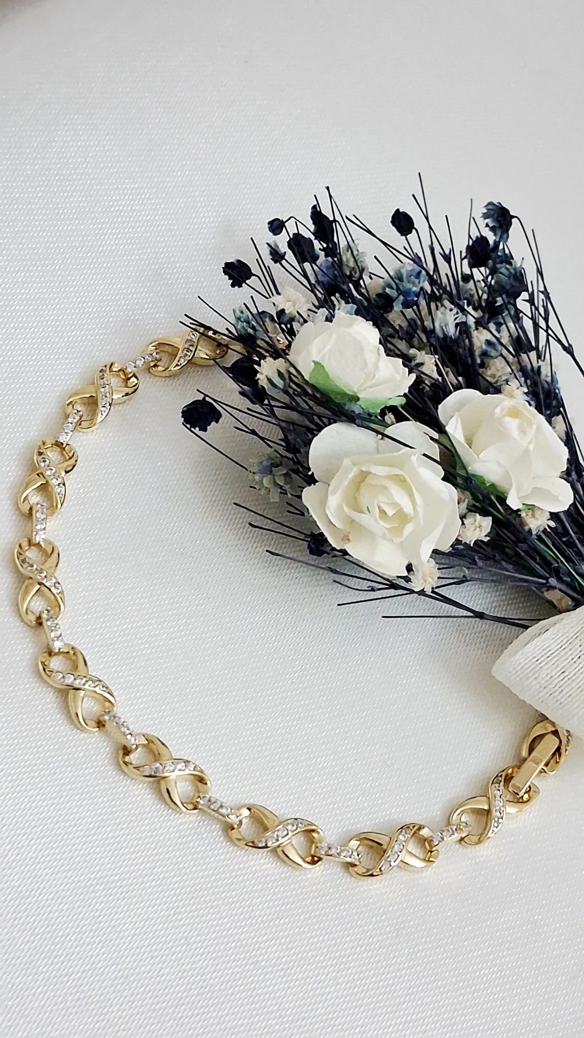 XUPING Bileklik - Sonsuzluk Figürlü Zirkon Taşlı